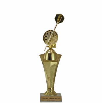 Darts Star Column Trophy - Click to enlarge