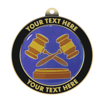 Debate Insert Medal with Personalized Rim - Click to enlarge