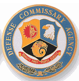 Defense Commissary Agency Medal Insert (Etched)