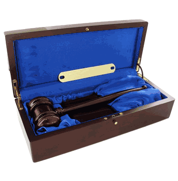 Deluxe Gavel & Block - Click to enlarge