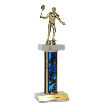 Deluxe Platform Trophies - Badminton Player - Click to enlarge