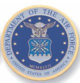 Department Of The Air Force Medal Insert (Etched)