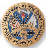 Department Of The Army Medal Insert (Etched)