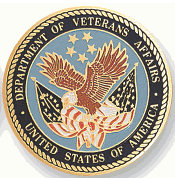 Dept. Of Veteran Affairs Medal Insert (Etched) - Click to enlarge