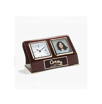 Desk Clock with Photo - Click to enlarge