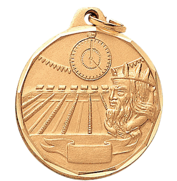 Diamond Swimming Medal (1 1/4") - Click to enlarge