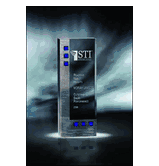 Dimensions In Blue Trophy