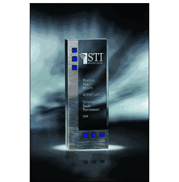 Dimensions In Blue Trophy - Click to enlarge