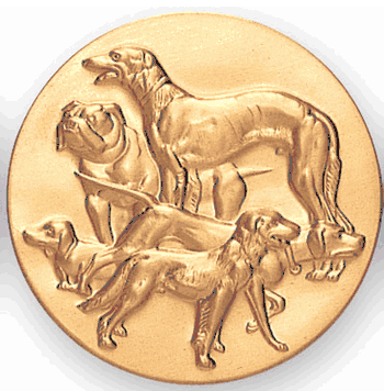 Dog Show Litho Medal Insert - Click to enlarge