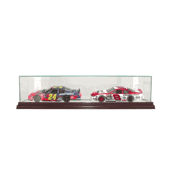 Double Car 1/24th Nascar Glass Display Case - Click to enlarge