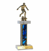 Soccer Trophy - Deluxe Double Platform - Multiple Sizes