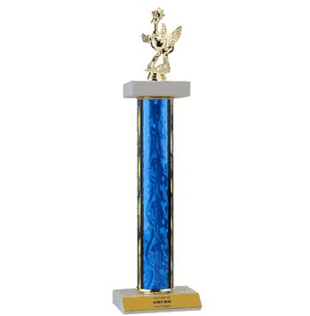 Double Platform Trophies in 3 Sizes - Comic Turkey - Click to enlarge