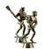 Double Platform Trophies in 3 Sizes - Lacrosse - 2