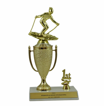 Downhill Skiing 1st, 2nd and 3rd Place Award Cup Trophy - Click to enlarge