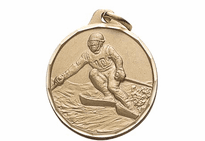 Downhill Skiing Medals, Male (1 1/4")