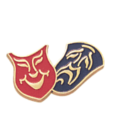 Drama Mask Pins