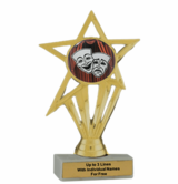 Drama Participation Insert Trophy - Economy Series