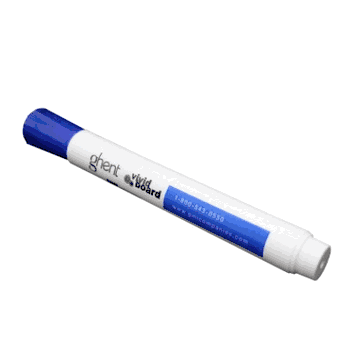 Dry Erase Markers, Blue, 4-Count - Click to enlarge