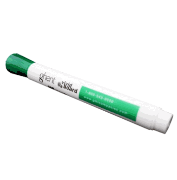 Dry Erase Markers, Green, 4-Count - Click to enlarge