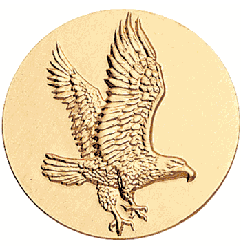 Eagle (507409) Litho Medal Insert - Click to enlarge
