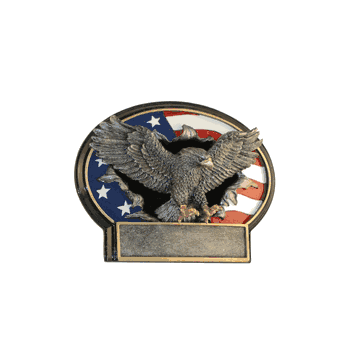 Eagle with American Flag - Burst-Thru Series Trophies - Click to enlarge