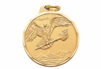 Eagle with Torch Medals (1 1/4")