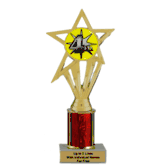 Economy Column Insert Trophy - 4th Place