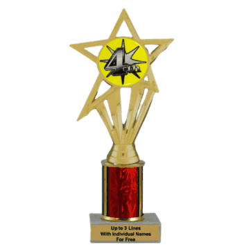 Economy Column Insert Trophy - 4th Place - Click to enlarge