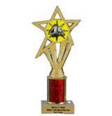 Economy Column Insert Trophy - 4th Place