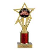 All Star Economy Column Insert Trophy