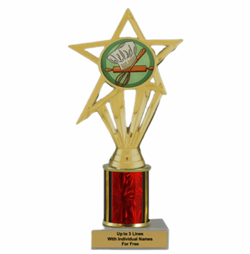Baking Economy Column Insert Trophy - Click to enlarge