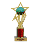 Economy Column Insert Trophy - Camping