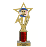 Economy Column Insert Trophy - Citizenship Excellence