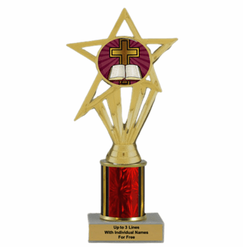 Cross Economy Column Insert Trophy - Click to enlarge