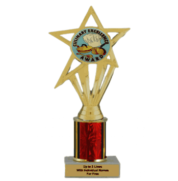 Economy Column Insert Trophy - Culinary / Cooking - Click to enlarge