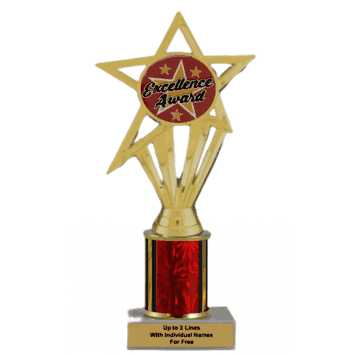 Economy Column Insert Trophy - Excellence - Click to enlarge