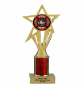 Fire Department Economy Column Insert Trophy