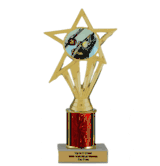 Economy Column Insert Trophy - Fishing