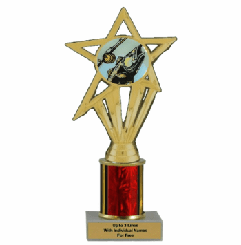Economy Column Insert Trophy - Fishing - Click to enlarge