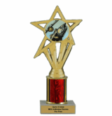 Economy Column Insert Trophy - Fishing