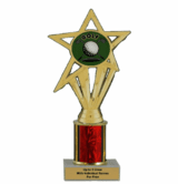 Economy Column Insert Trophy - Golf
