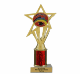 Economy Graduation Trophy with Column & Insert