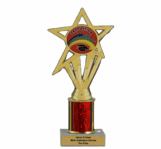 Economy Column Insert Trophy - Graduation