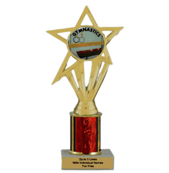 Economy Column Insert Trophy - Gymnastics - Click to enlarge