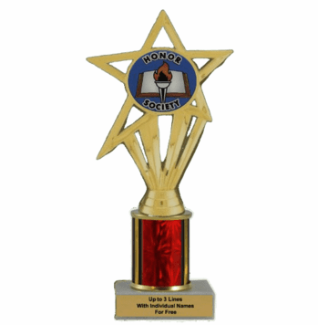 Economy Column Insert Trophy - Honor Society - Click to enlarge