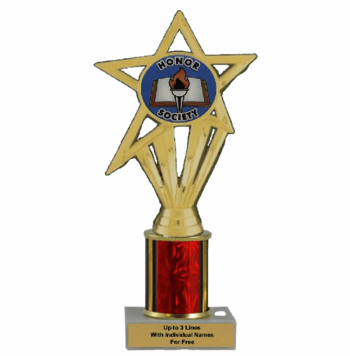 Economy Column Insert Trophy - Honor Society - Click to enlarge