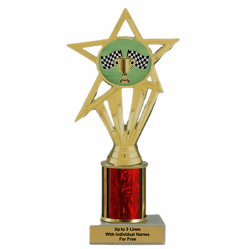 Racing Economy Column Insert Trophy - Click to enlarge