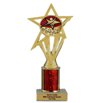 Economy Column Insert Trophy - Rising Star - Click to enlarge