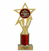 Star Performer Economy Column Insert Trophy