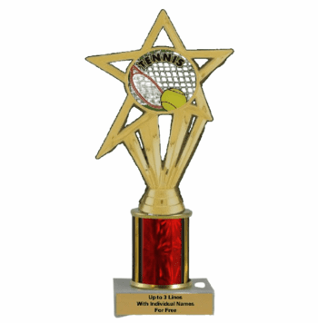 Economy Column Insert Trophy - Tennis - Click to enlarge